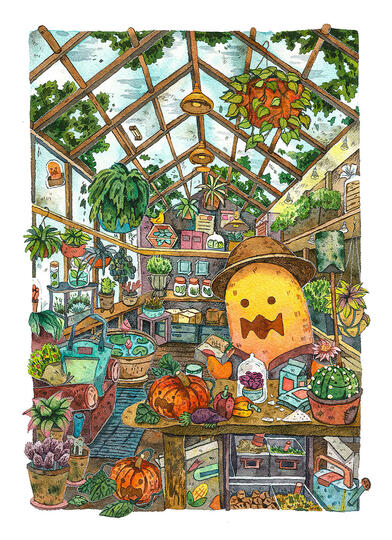 Benly Busied Glass House, 2021